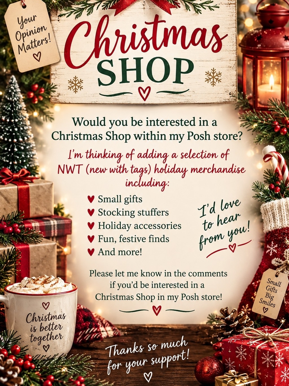 Christmas Shop Holiday Fun!